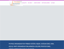 Tablet Screenshot of poyrazorganizasyon.com